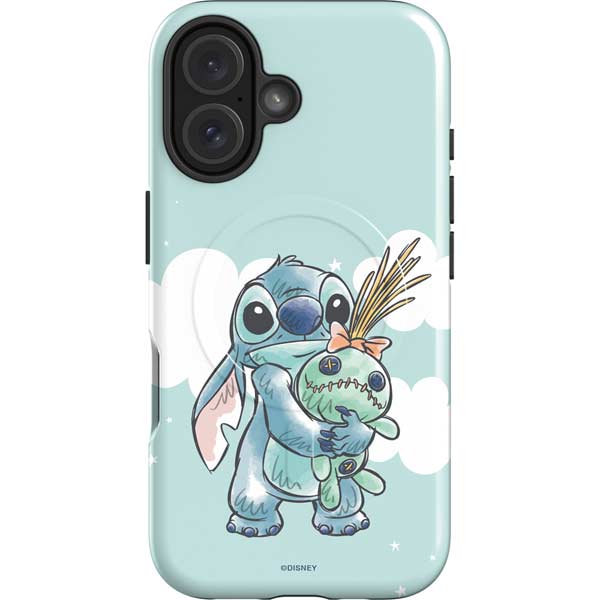 Disney Lilo and Stitch Stitch and Scrump iPhone 16 Magsafe Impact Case