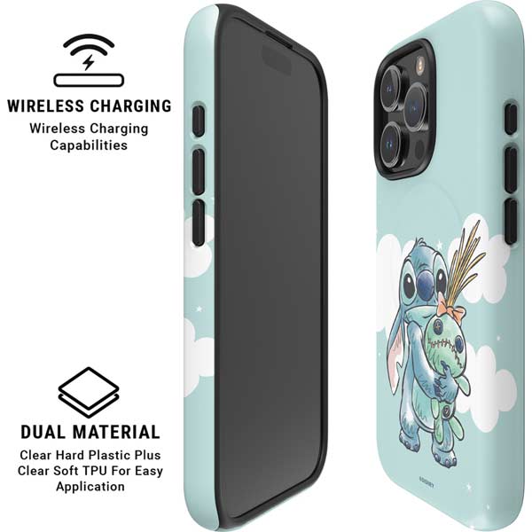 Disney Lilo and Stitch Stitch and Scrump iPhone 16 Pro Max Magsafe Impact Case