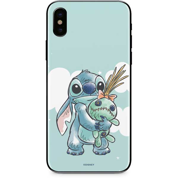 Disney Lilo and Stitch Stitch and Scrump iPhone XS Skin