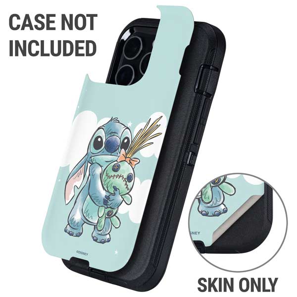 Disney Lilo and Stitch Stitch and Scrump Otterbox Defender iPhone Skin