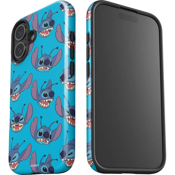 Disney Lilo and Stitch Face Expression Pattern iPhone 17 Impact Case