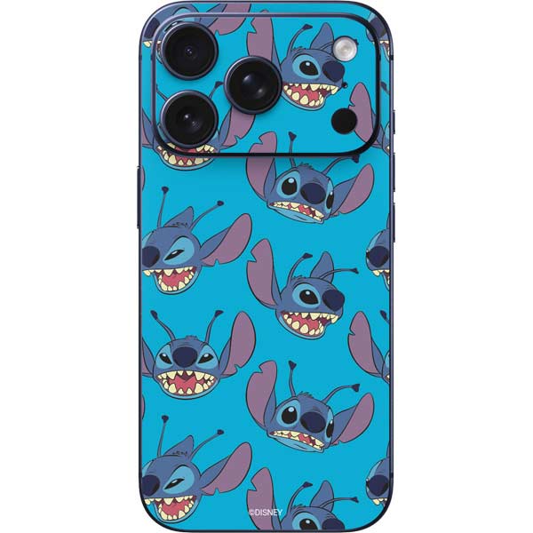 Disney Lilo and Stitch Face Expression Pattern iPhone 17 Pro Max Skin