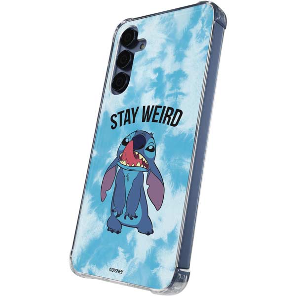 Disney Lilo and Stitch Stay Weird Galaxy A35 5G Clear Case