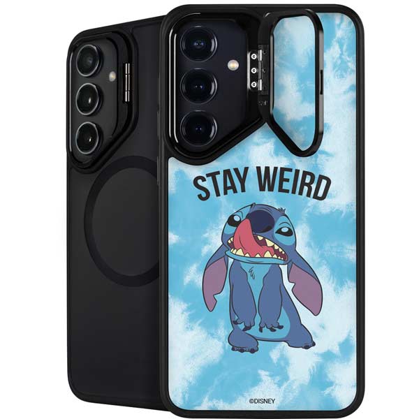 Disney Lilo and Stitch Stay Weird Galaxy S25 Plus Kickstand Case