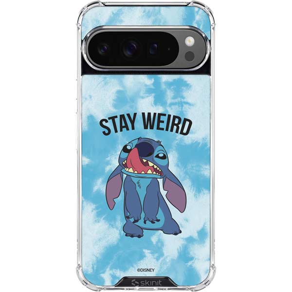 Disney Lilo and Stitch Stay Weird Google Pixel 10 Pro XL Clear Case