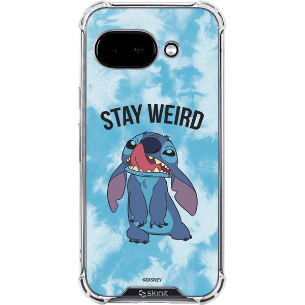 Stitch Stay Weird Google Pixel 9a Clear Case | Clear Phone Cases  Skinit