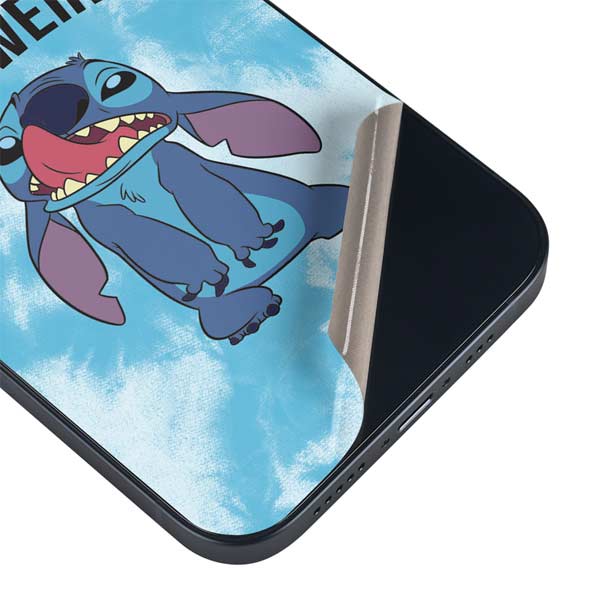 Disney Lilo and Stitch Stay Weird iPhone 15 Skin