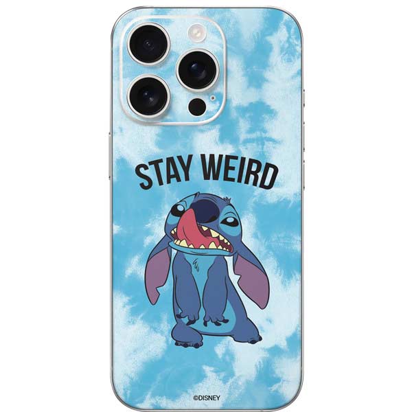 iPhone 16 Pro Disney Lilo and Stitch Stay Weird Skin | Decals | Wraps