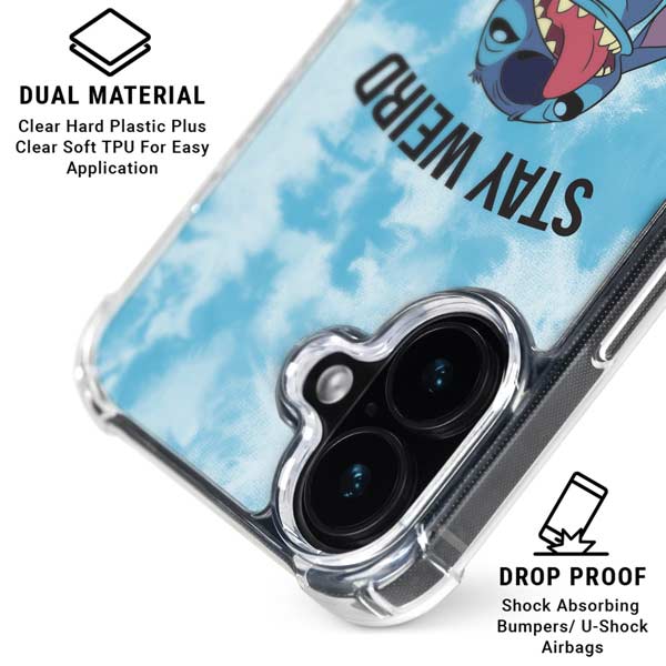 Disney Lilo and Stitch Stay Weird iPhone 17 MagSafe Case