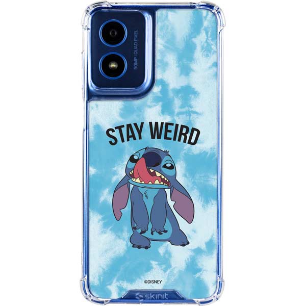 Disney Lilo and Stitch Stay Weird Moto G Play 4G (2024) Clear Case Disney Lilo and Stitch Stay Weird Moto G Play 4G (2024) Clear Case