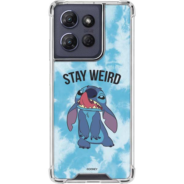 Disney Lilo and Stitch Stay Weird Moto G Power 5G (2025) Clear Case