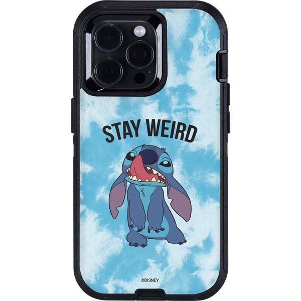 Disney Lilo and Stitch Stay Weird Otterbox Defender iPhone Skin