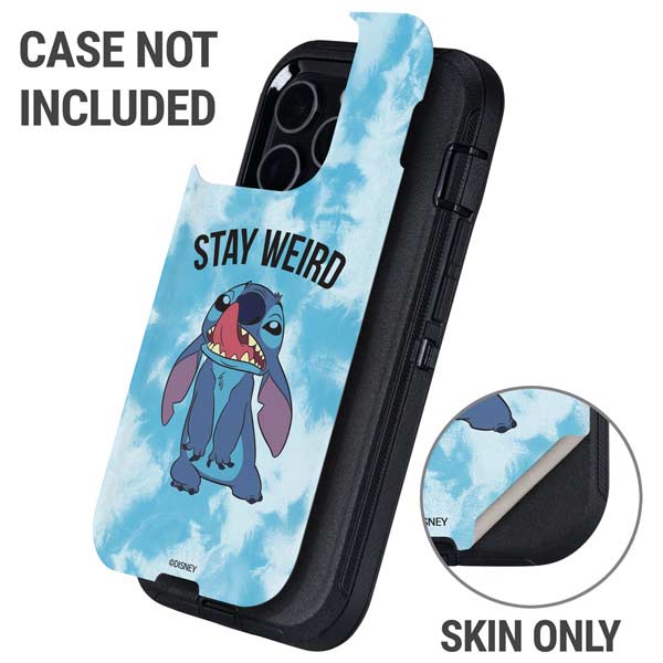 Disney Lilo and Stitch Stay Weird Otterbox Defender iPhone Skin
