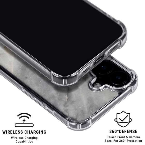 Stone Taupe iPhone 17 Clear Case