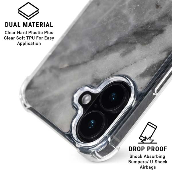Stone Taupe iPhone 17 Clear Case
