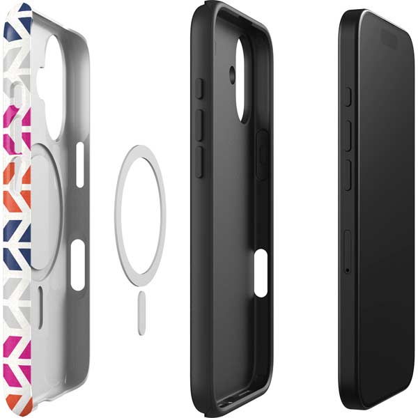 Striped Chevron iPhone 17 Magsafe Impact Case