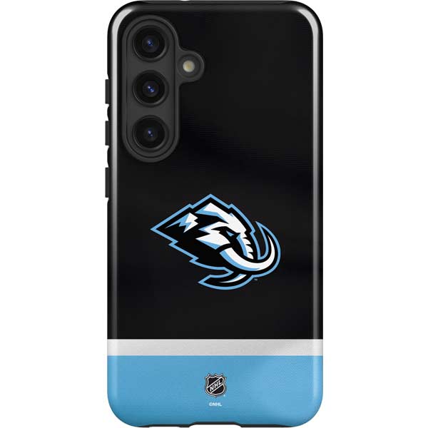NHL Utah Mammoth Striped Jersey Galaxy S25 Impact Case