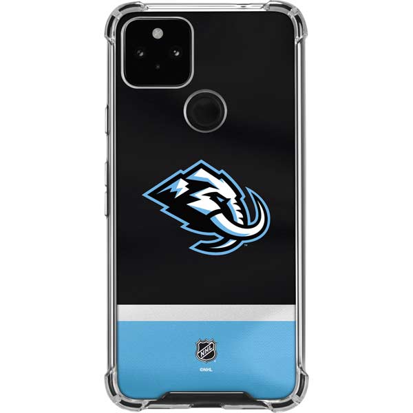 NHL Utah Mammoth Striped Jersey Google Pixel 4a 5G Clear Case