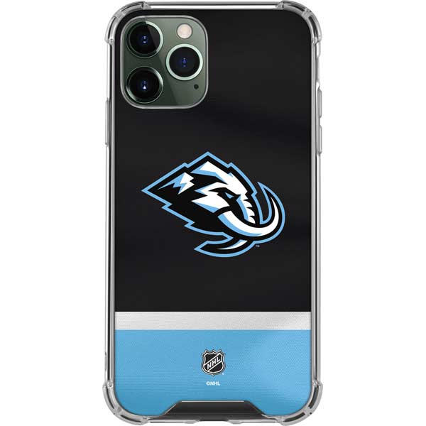 NHL Utah Mammoth Striped Jersey iPhone 12 Pro Max Clear Case