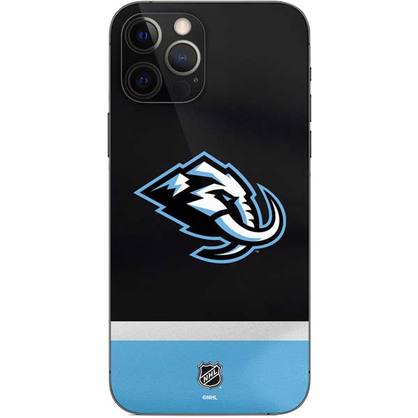 NHL Utah Mammoth Striped Jersey iPhone 12 Pro Skin