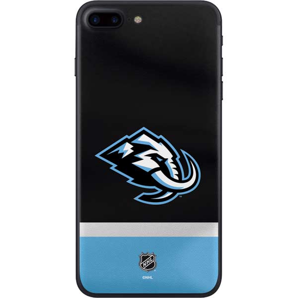 NHL Utah Mammoth Striped Jersey iPhone 8 Plus Skin