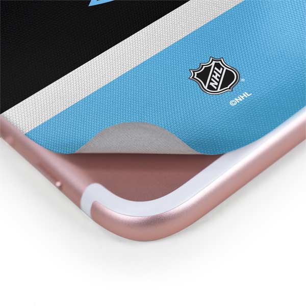 NHL Utah Mammoth Striped Jersey iPhone 8 Plus Skin