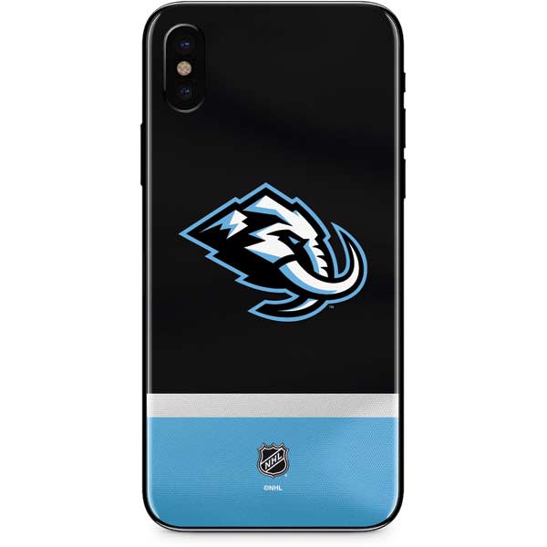 NHL Utah Mammoth Striped Jersey iPhone XS Max Skin