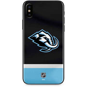 NHL Utah Mammoth Striped Jersey iPhone XS Skin