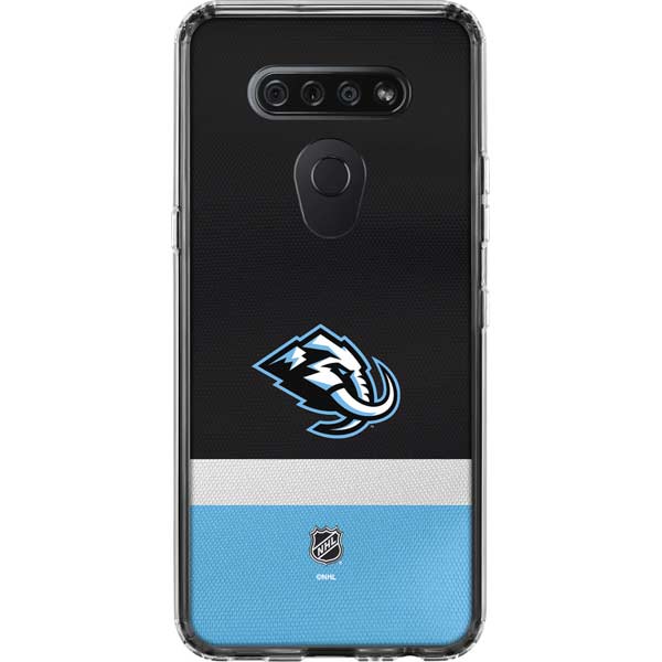 NHL Utah Mammoth Striped Jersey LG K51/Q51 Clear Case