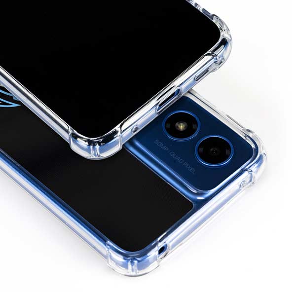 NHL Utah Mammoth Striped Jersey Moto G Play 4G (2024) Clear Case