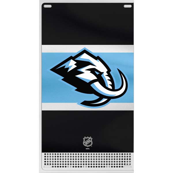 NHL Utah Mammoth Striped Jersey Xbox Series S Console Skin