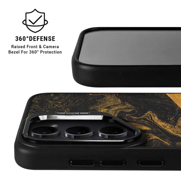 Striped Marble Galaxy S26 Ultra Kickstand Case