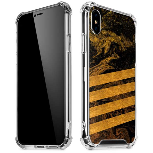 Striped Marble iPhone X/XS Clear Case