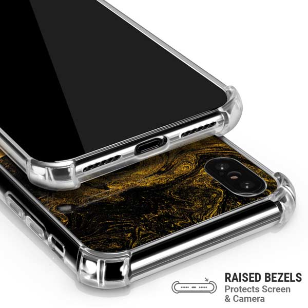Striped Marble iPhone X/XS Clear Case