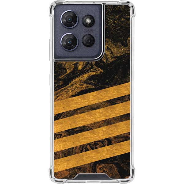 Striped Marble Moto G Power 5G (2025) Clear Case