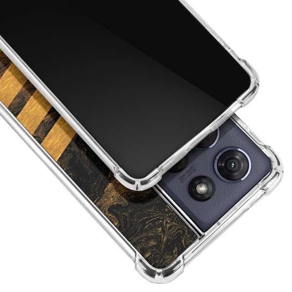 Striped Marble Moto G Power 5G (2025) Clear Case