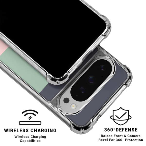 Striped Spring Colors Google Pixel 10 Pro XL Clear Case