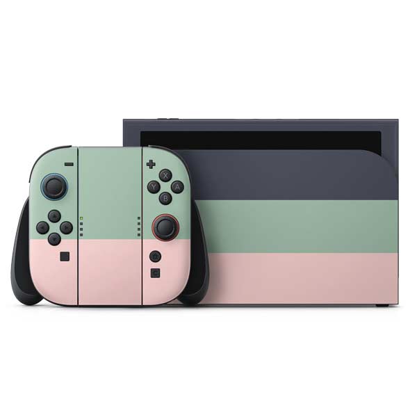 Striped Spring Colors Nintendo Skins