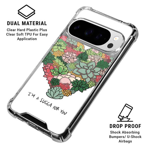 Succa For You Google Pixel 10 Pro Clear Case