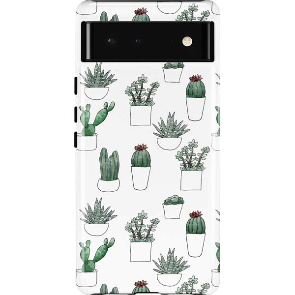 Succulent Pattern Pixel Cases