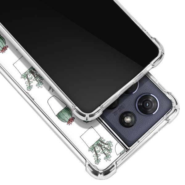 Succulent Pattern Moto G 5G (2025) Clear Case