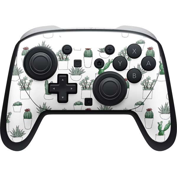 Succulent Pattern Nintendo Switch 2 (2025) Pro Controller Skin