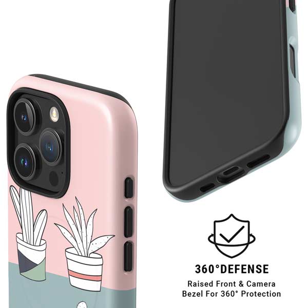 Succulent Sketch iPhone 16 Pro Max Magsafe Impact Case