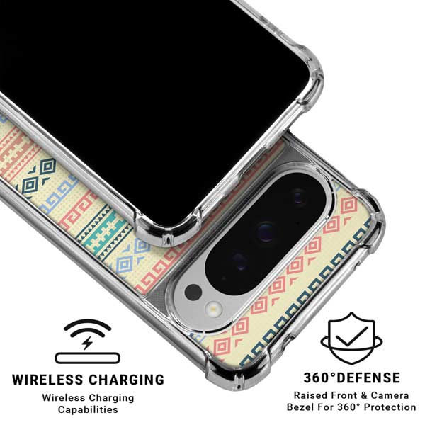 Summer Pattern Google Pixel 10 Pro XL Clear Case