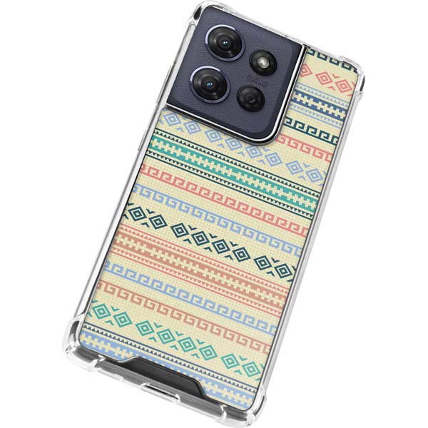 Summer Pattern Moto G 5G (2025) Clear Case