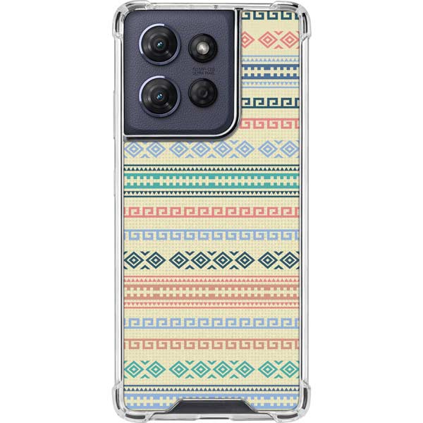Summer Pattern Moto G Power 5G (2025) Clear Case
