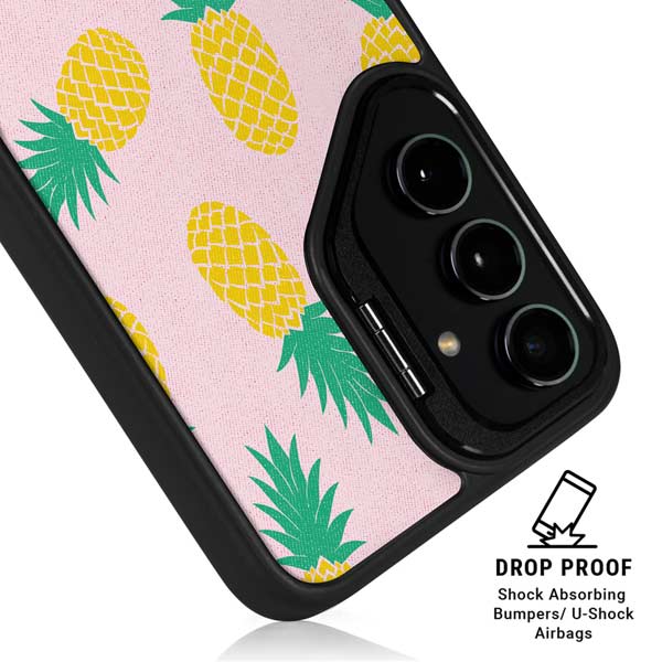 Summer Pineapples Galaxy S26 Kickstand Case