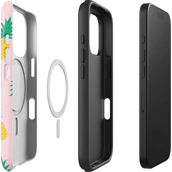 Summer Pineapples iPhone 16 Pro Magsafe Impact Case