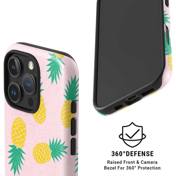 Summer Pineapples iPhone 16 Pro Magsafe Impact Case