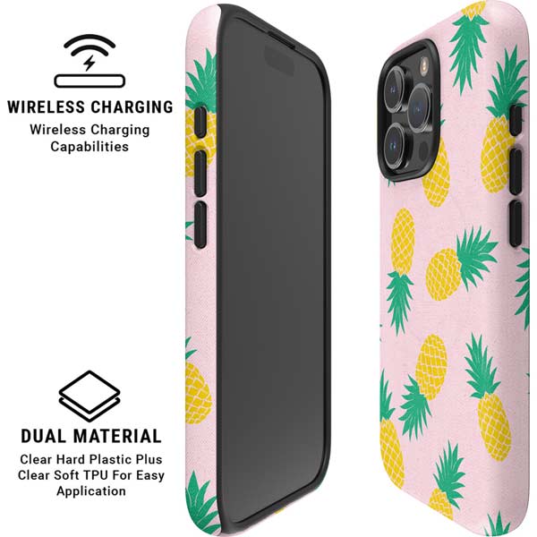 Summer Pineapples iPhone 16 Pro Magsafe Impact Case